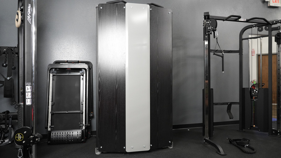 The Torque F9 Functional Trainer folded away
